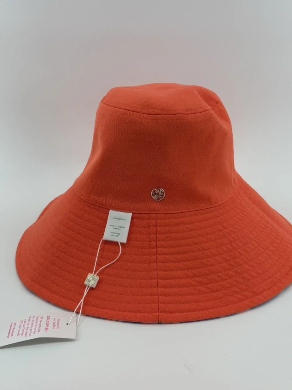 Lilly Pulitzer Blue & Pink Floral Reversible Bucket Hat